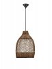 Lampa wisząca rattanowa boho rustykalna industrialna nad stół do salonu sypialni ściemnialna Luces Exclusivas